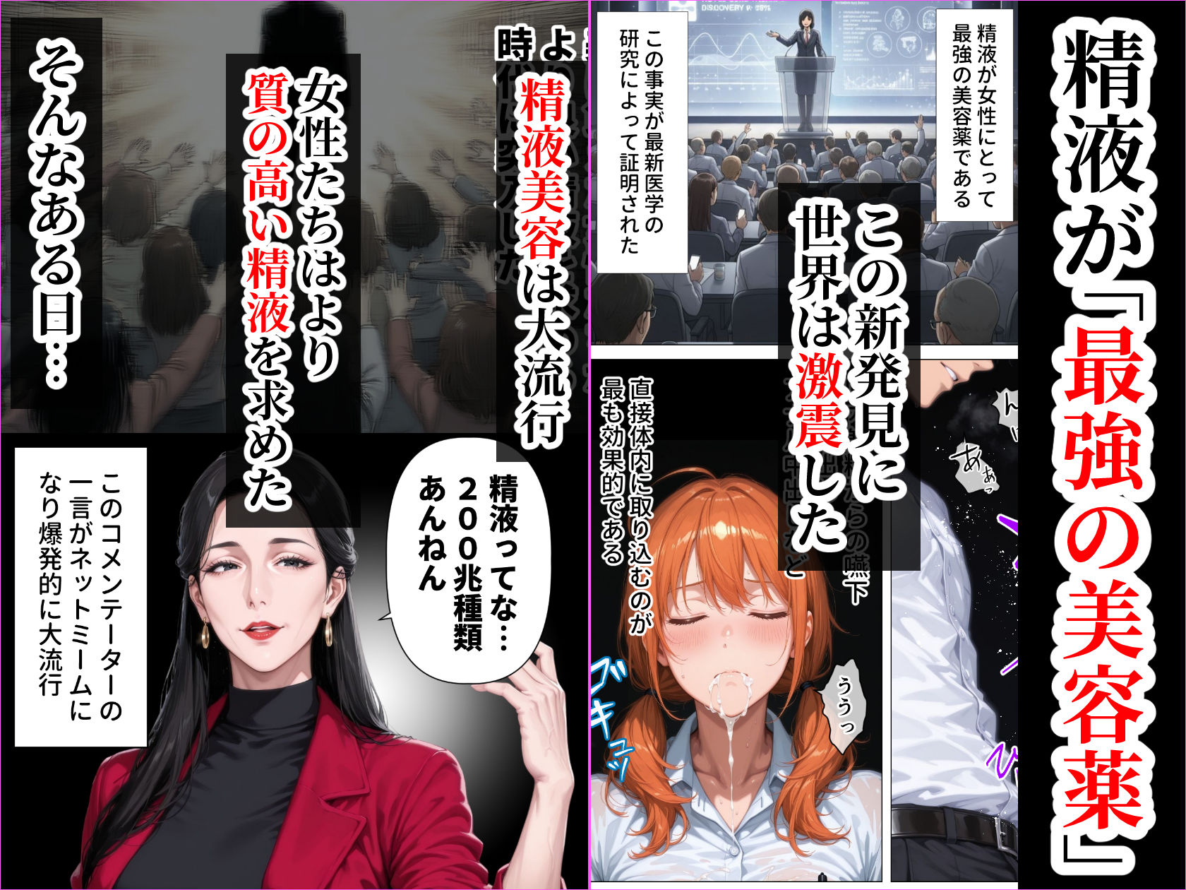 【精液が最強の美容薬の世界】 SSSレア精液で人生逆転！むちむち人妻女医の特別検診-サンプル画像2