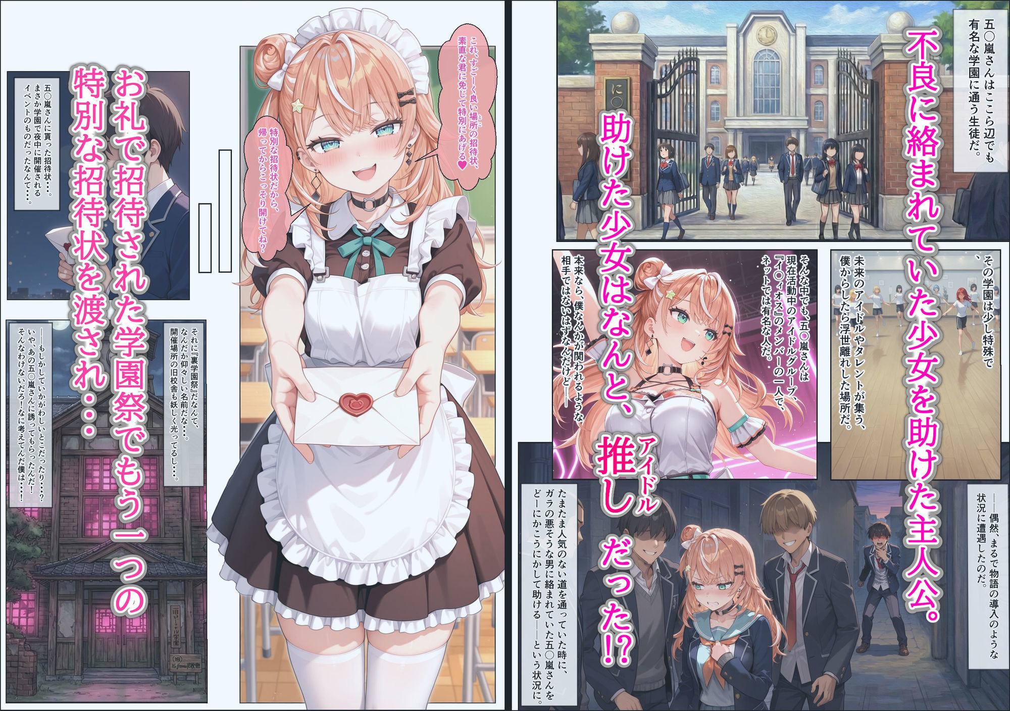 に〇さんじ学園祭 裏バニー喫茶へようこそ！ 前編-サンプル画像1