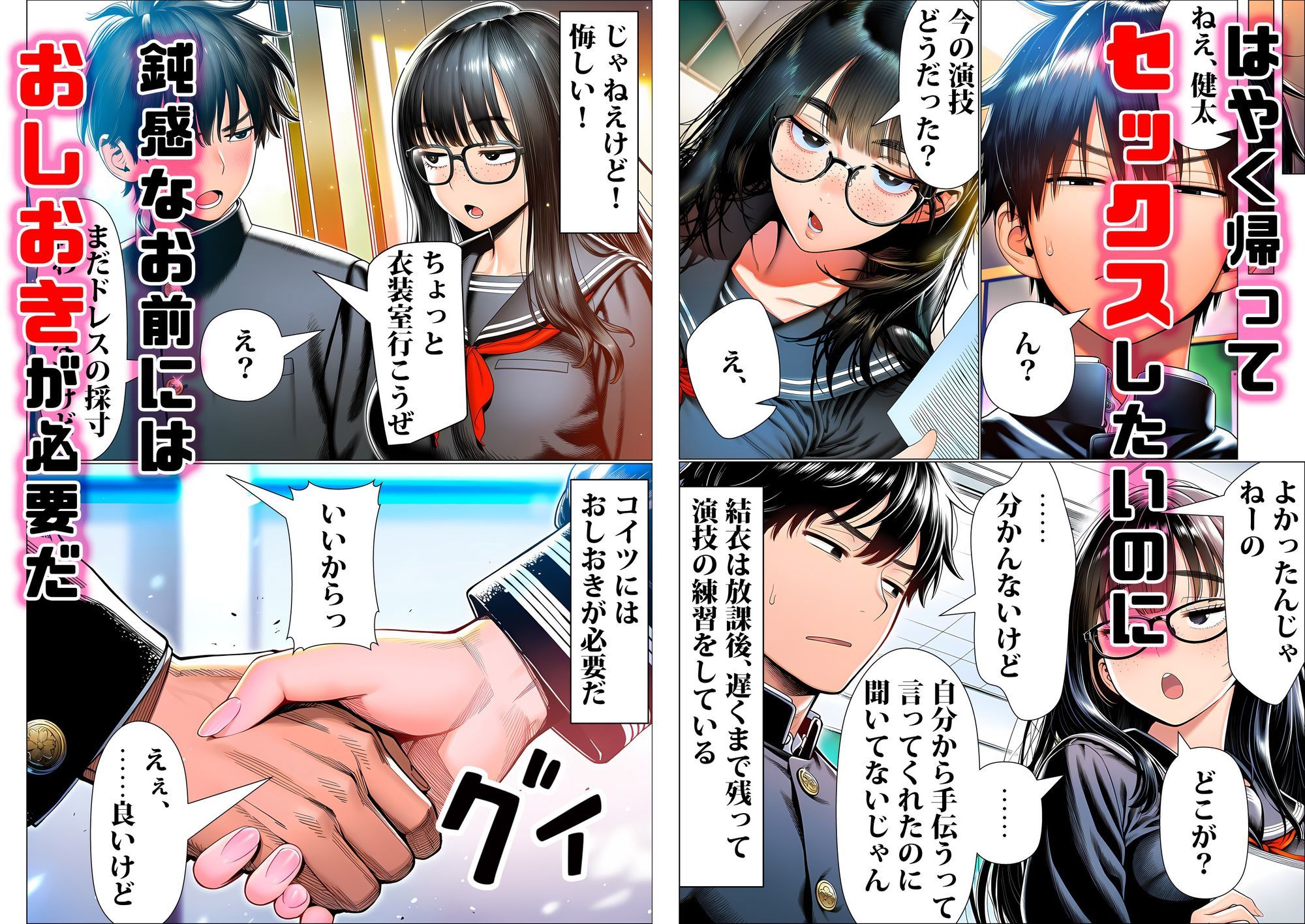 罰ゲームで地味ブスに嘘告白したら、孕ませちゃって結婚することになった2-サンプル画像2