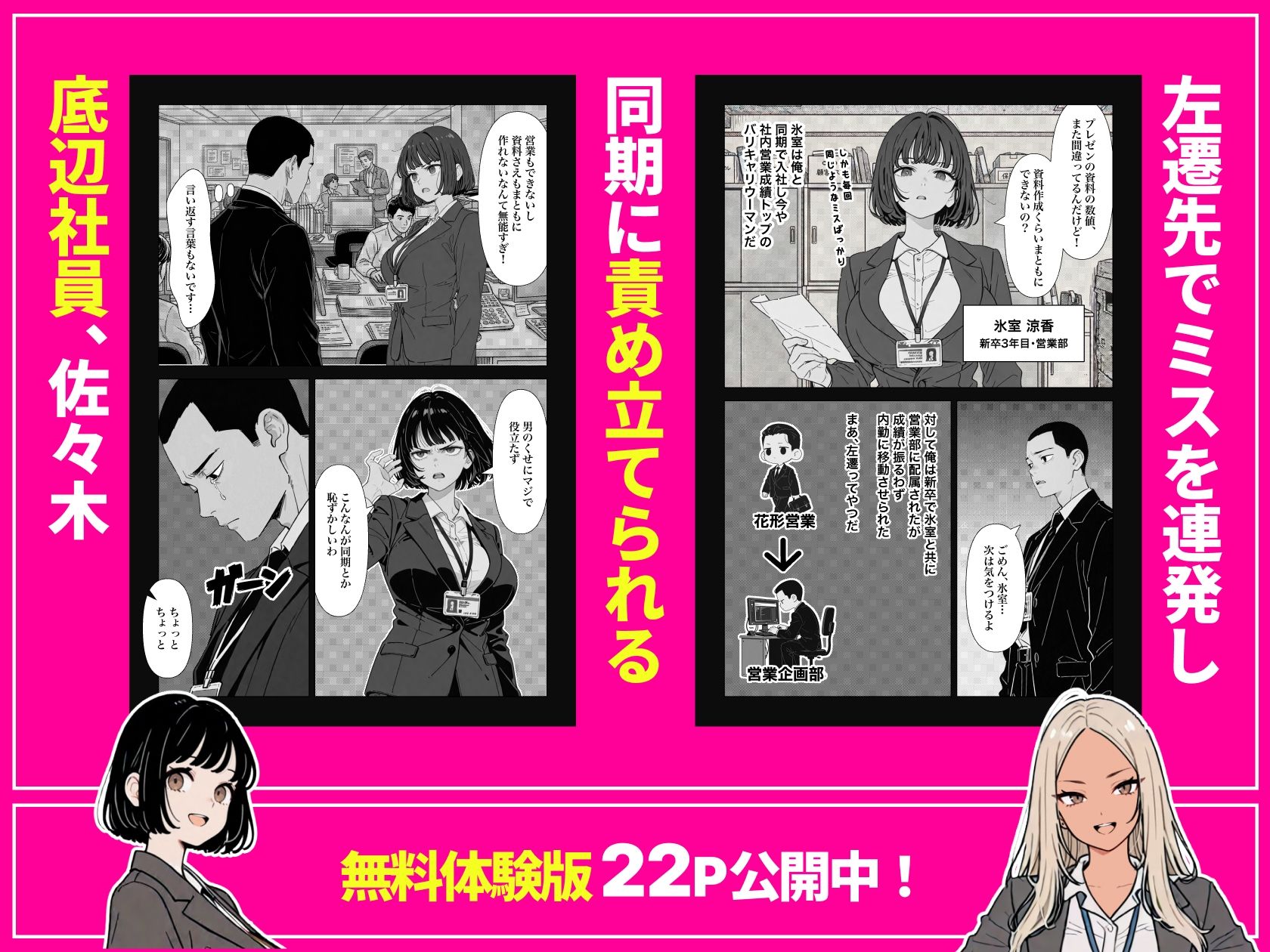 ◯◯しないと出れない部屋でパワハラ同期とアルハラ上司を性奴●にした物語-サンプル画像2