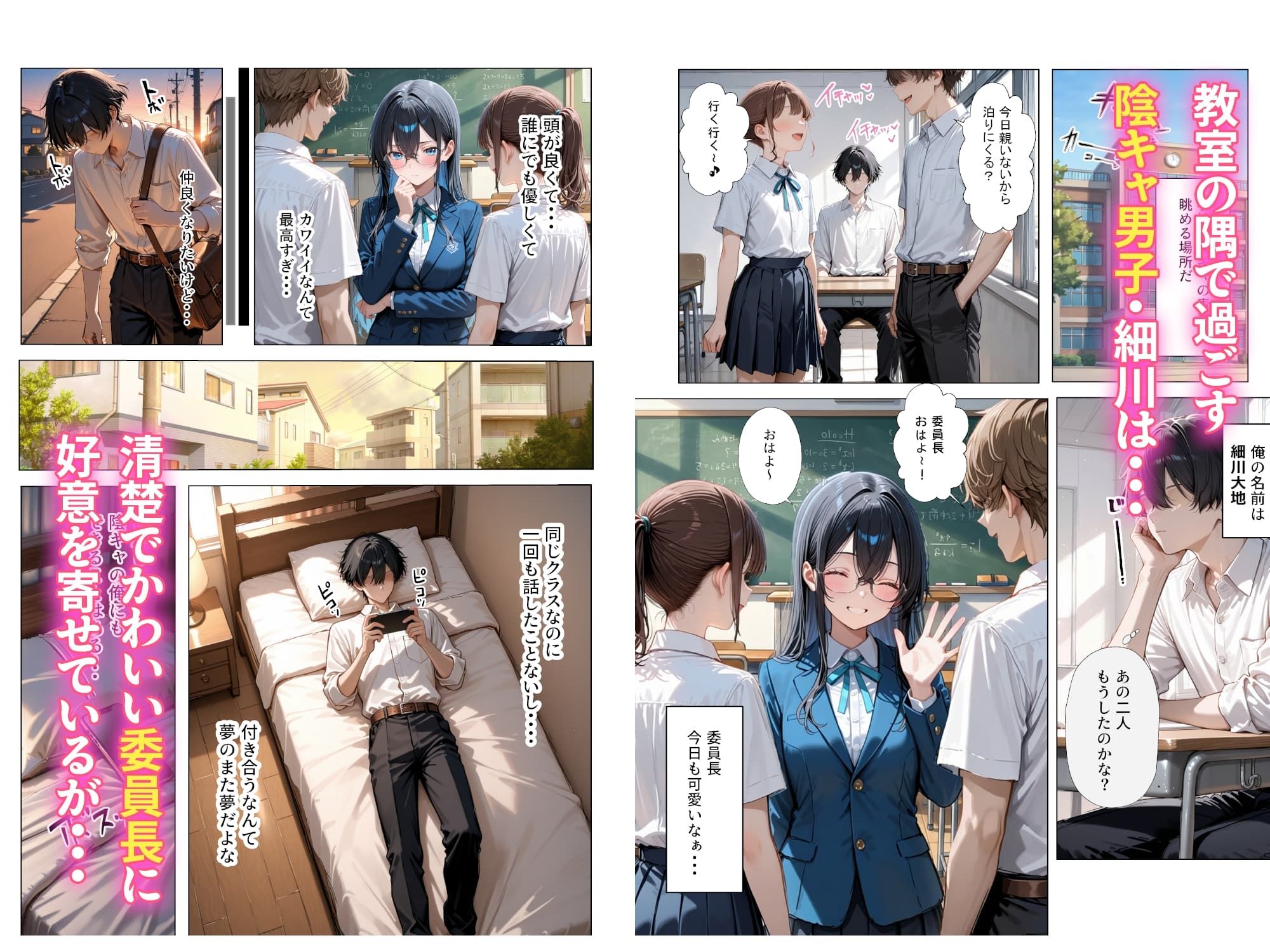 清楚彼女がいるのにギャルとの予行練習（生本番）がやめられない話【ぬるぬるエロアニメ動画同梱】-サンプル画像1