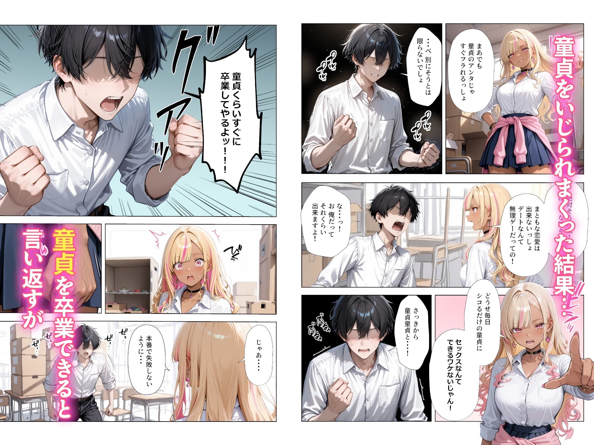 清楚彼女がいるのにギャルとの予行練習（生本番）がやめられない話【ぬるぬるエロアニメ動画同梱】-サンプル画像6