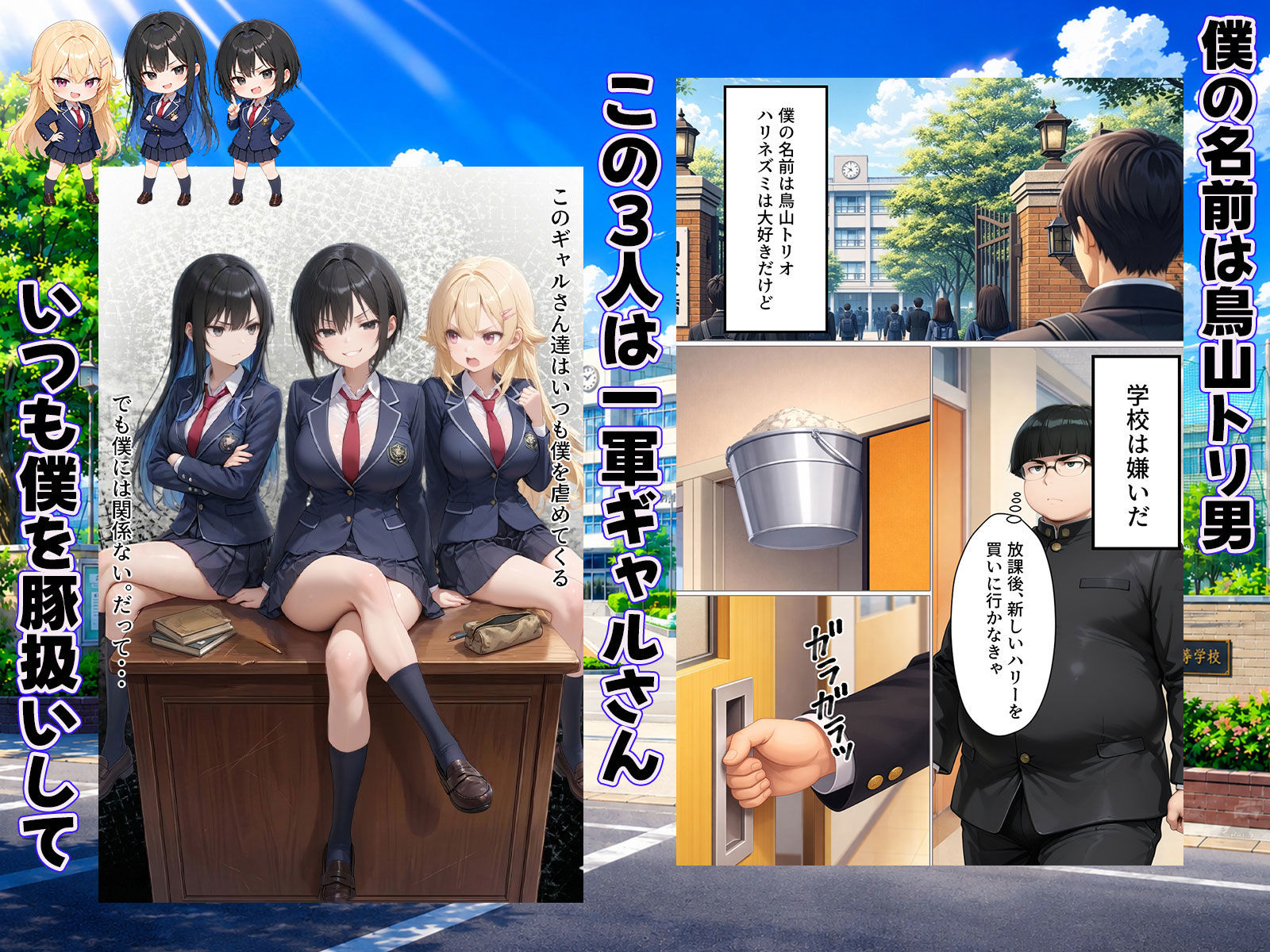 僕をいじめたギャルさん達に復讐する話ーリベンジ結衣編ー-サンプル画像1