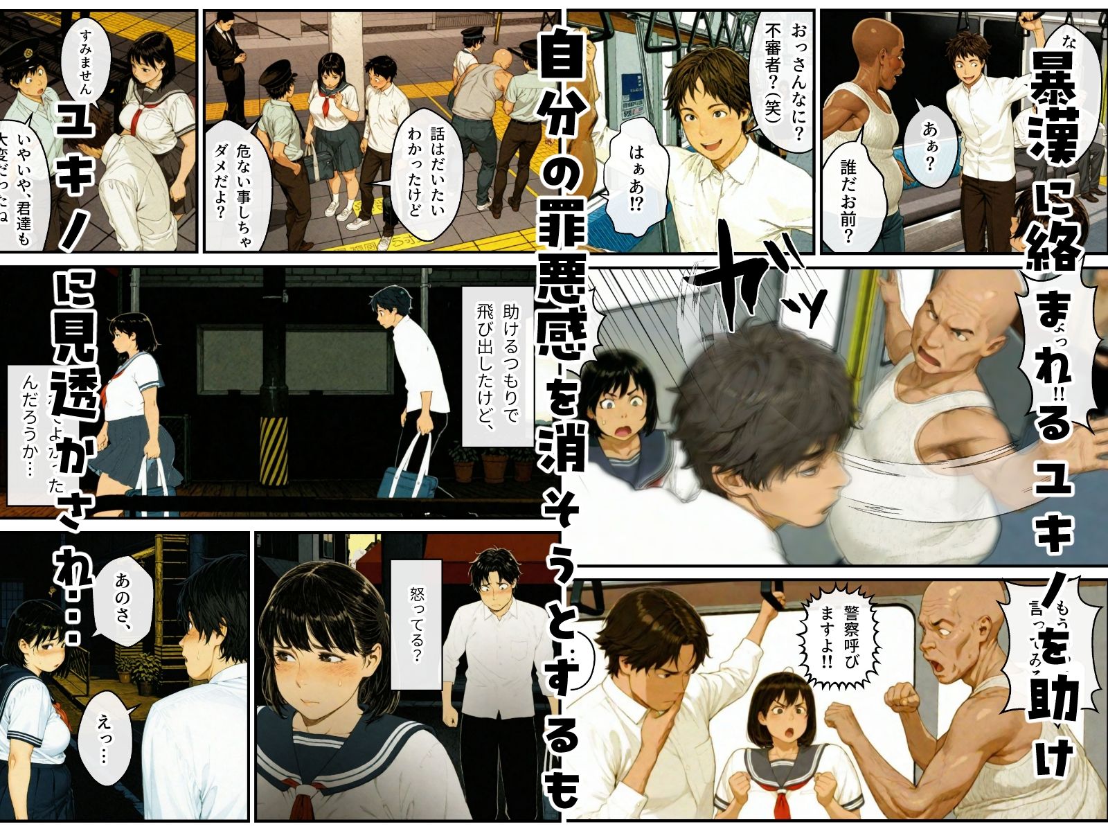 ポチャで体臭キツイ幼馴染とラブラブ仲直りセックス！？-サンプル画像5